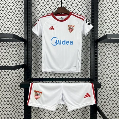 2025/2026 Sevilla Home  Football Shirt Kids Size 1:1 Thai Quality