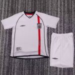 2002 England Home Football Shirt Kids Size 1:1 Thai Quality