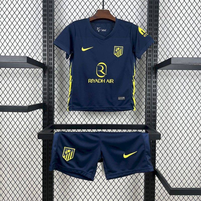 2025/2026 Atletico Madrid Away Football Shirt Kids Size 1:1 Thai Quality