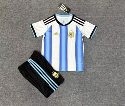 2025 Argentina Home Football Shirt Kids Size 1:1 Thai Quality