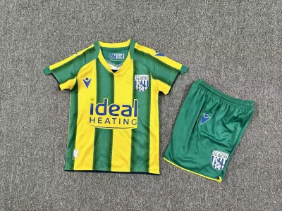 2025/2026 West Bromwich Albion Away Football Shirt Kids Size 1:1 Thai Quality