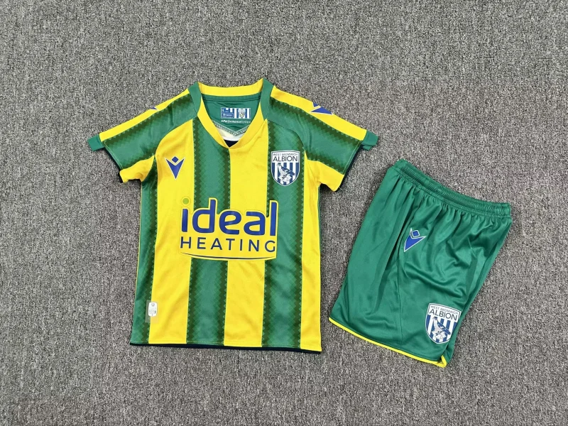 0393d1e1735d18d865f84e00a1e014d4 2025/2026 West Bromwich Albion Away Football Shirt Kids Size 1:1 Thai Quality