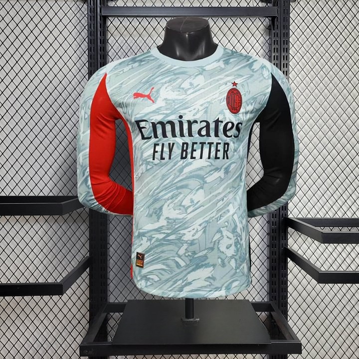 04e35f2499ae71c576843c8923cc2e54 2025/2026 Player Version Long Sleeve AC Milan Away Football Shirt 1:1 Thai Quality