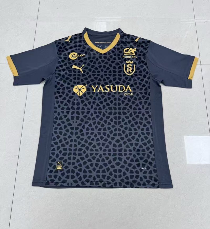 0703508e58ae306940b34329186518f6 2025/2026 Stade de Reims Away Football Shirt 1:1 Thai Quality