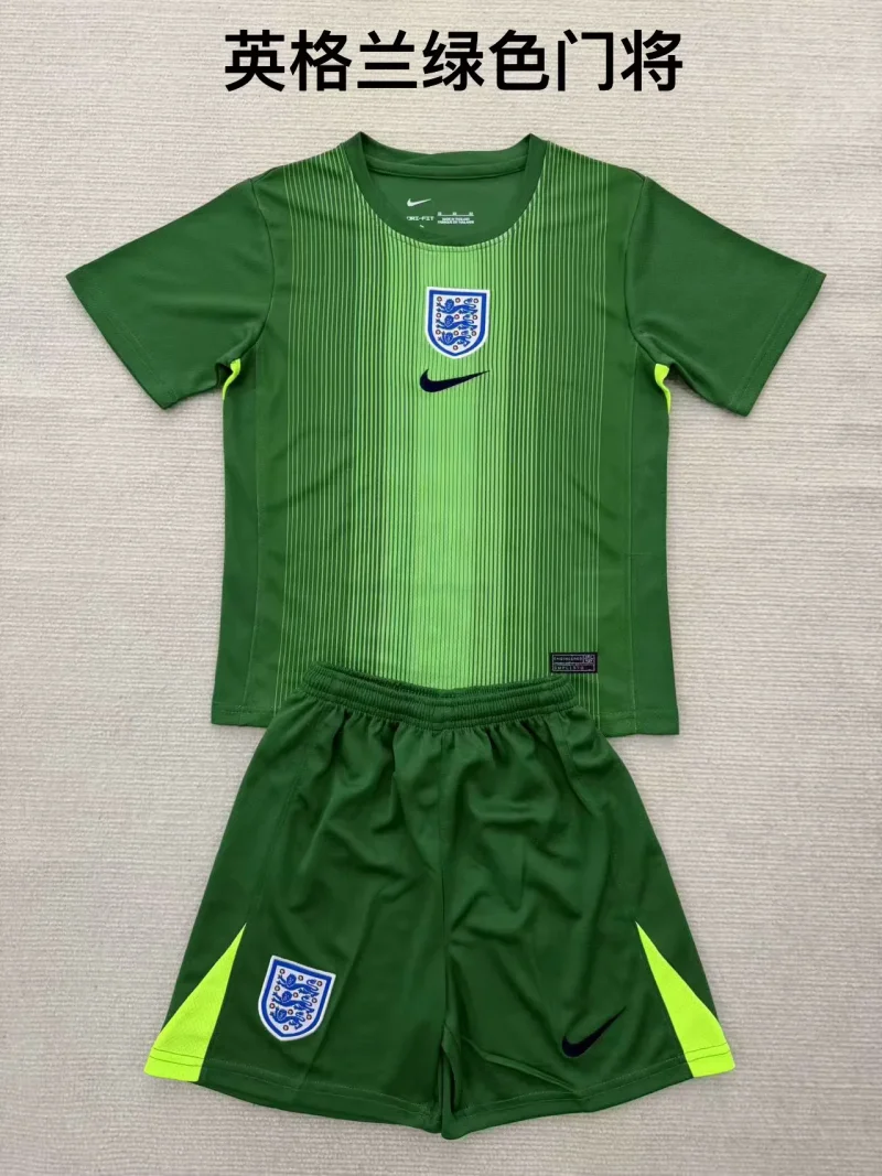 0c566105f758f06aed5df52208148119 2025 England Goalkeeper Football Shirt Kids Size 1:1 Thai Quality