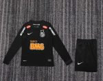 2012/13 Santos Black Long sleeves Football Shirt Kids Size 1:1 Thai Quality