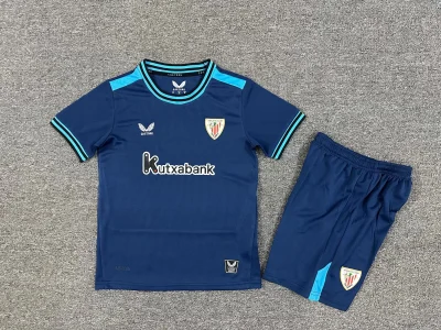 2025/2026 Athletic Bilbao Away Football Shirt Kids Size 1:1 Thai Quality
