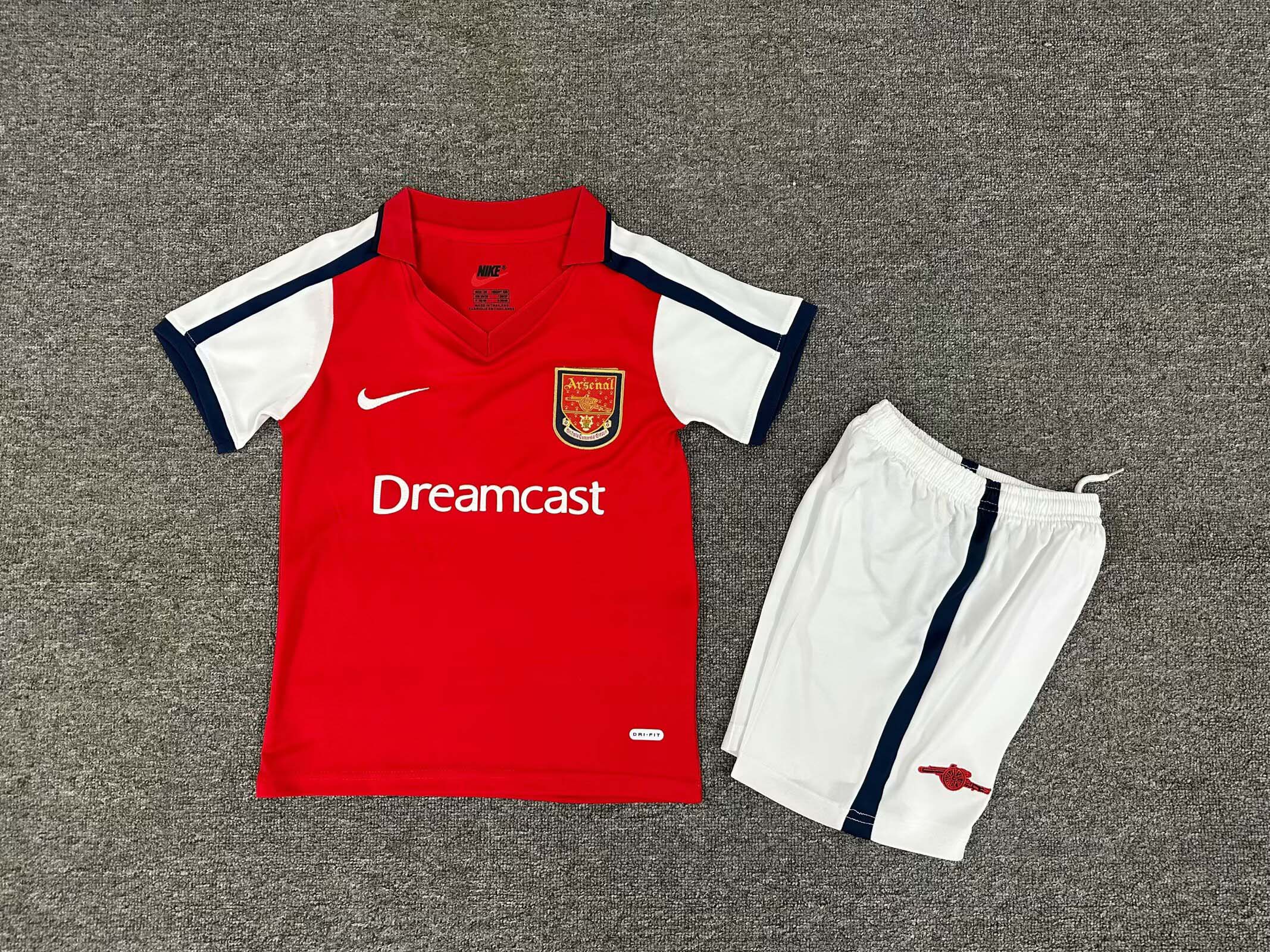 2000/2002 Retro Arsenal Home Football Shirt Kids Size 1:1 Thai Quality