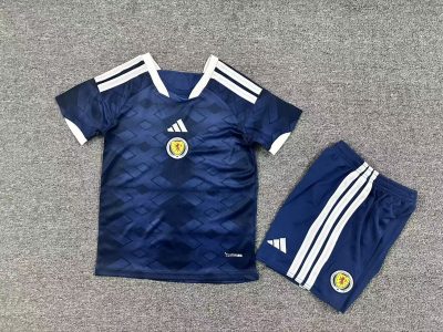 2026 Scotland Home Football Shirt Kids Size 1:1 Thai Quality