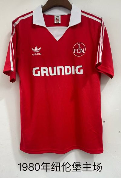 1980 Nuremberg Home Football Shirt 1:1 Thai Quality