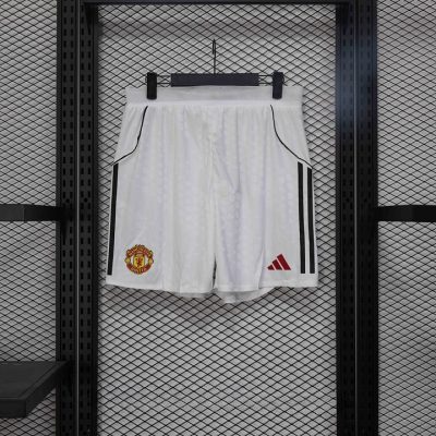 2025/2026 Player Version Manchester United Home Shorts 1:1 Thai Quality