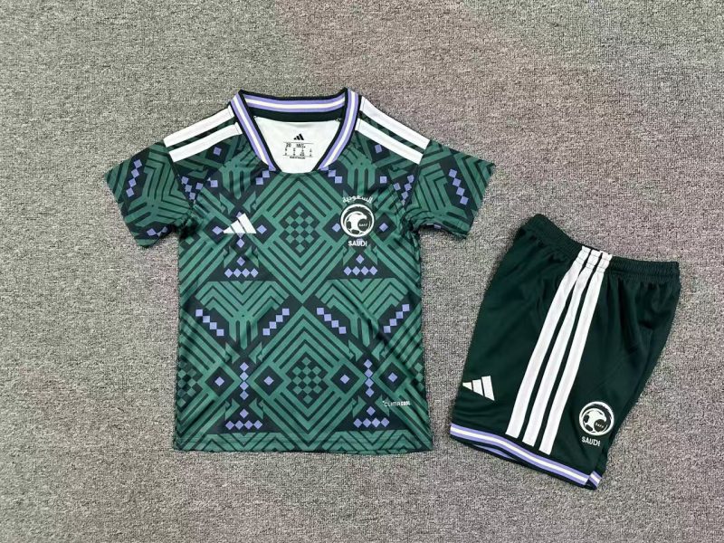 13a6356a50bab33ea9b16d66b1907091 2025/26 Saudi Arabia Home Football Shirt Kids Size 1:1 Thai Quality
