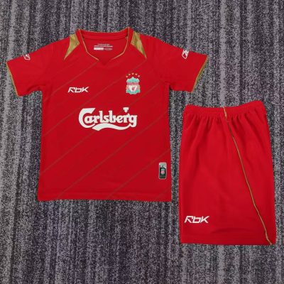 2005/06 Liverpool Home Football Shirt Kids Size 1:1 Thai Quality