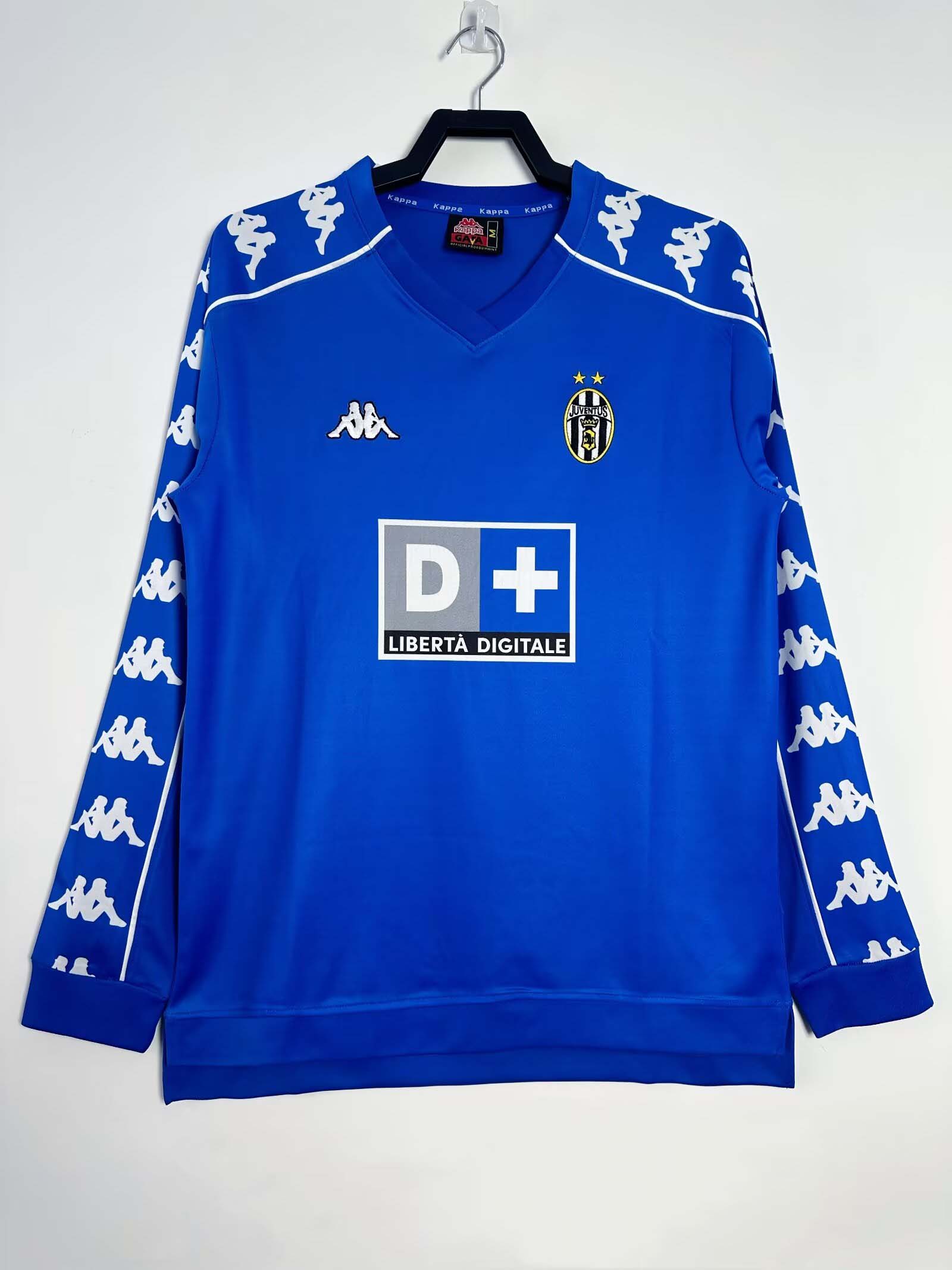 1999/2000 Retro Long Sleeve Juventus Away Football Shirt 1:1 Thai Quality