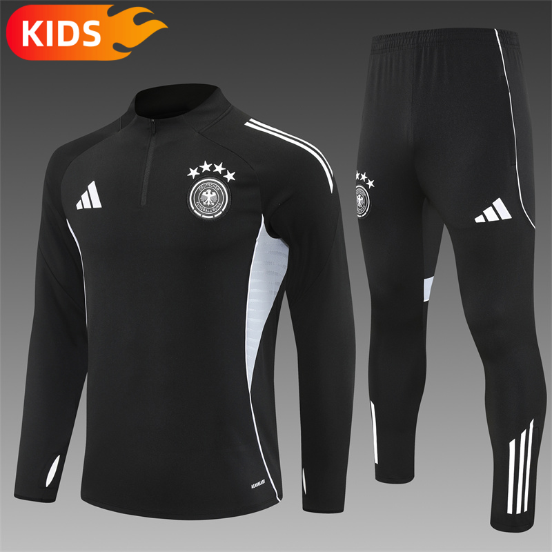 150560f2abdabd498643657abf242f60 2025/2026 Germany Half-Pull Training Wear Kids Size