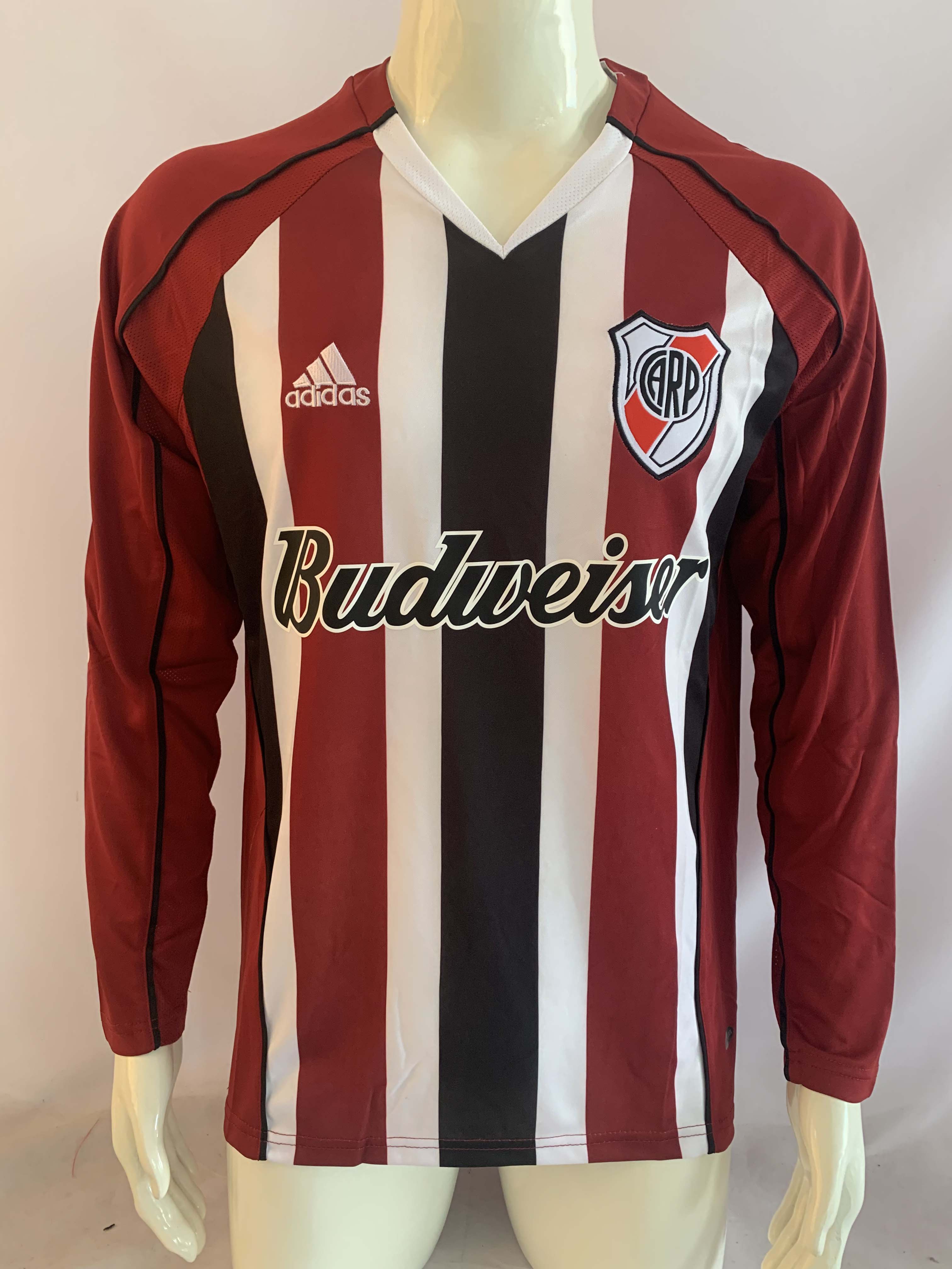 2005/2006 Retro Long Sleeve River Plate Away Football Shirt 1:1 Thai Quality