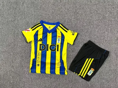2025/2026 Real Oviedo Vetusta Away Football Shirt Kids Size 1:1 Thai Quality