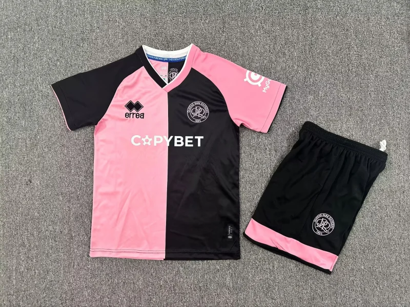 18122e7c1d10a9286c4df69a2a2c68af 2025/2026 Queens Park Rangers Away Football Shirt Kids Size 1:1 Thai Quality