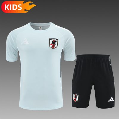 2025/2026 Japan Training Wear Grey Set Shirt Kids Size 1:1 Thai Quality