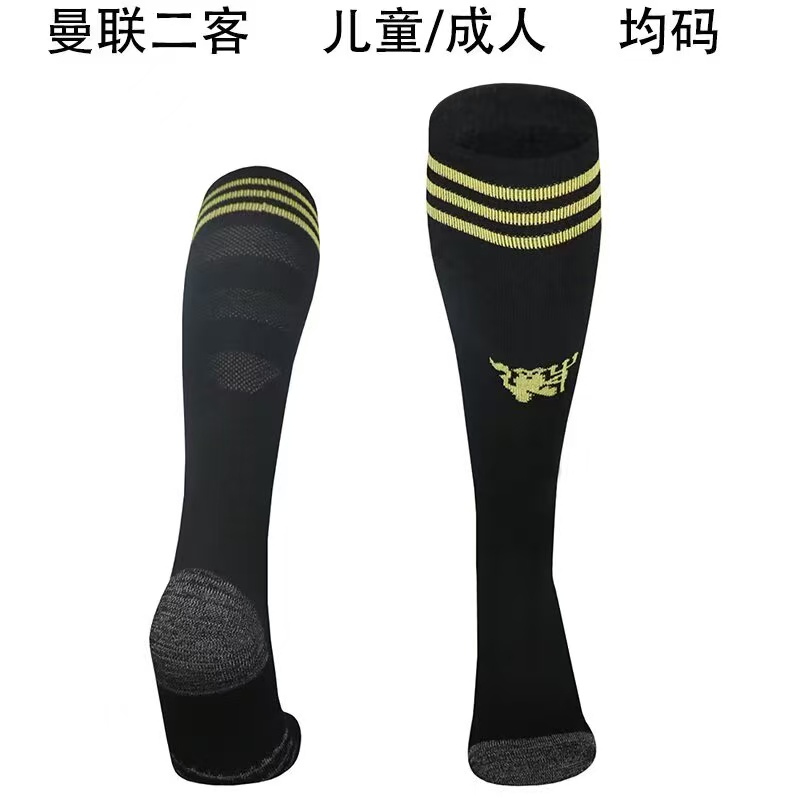 1cd1575232d01aaf4e0d2efdd6e18aca 2025/2026 Manchester United Third away Football Socks 1:1 Thai Quality