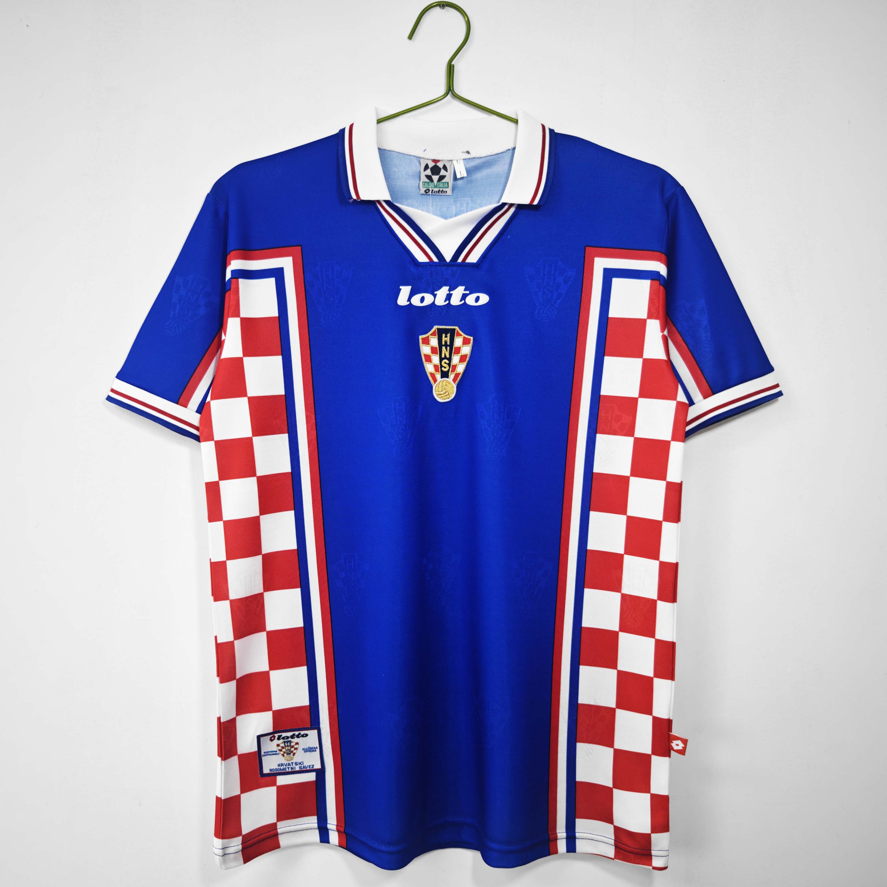 1998 Retro Croatia Away Football Shirt 1:1 Thai Quality