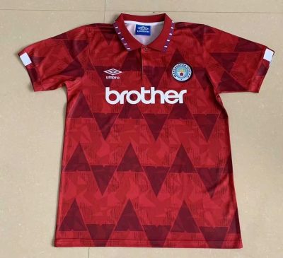 1991/1992 Manchester City Away Football Shirt 1:1 Thai Quality