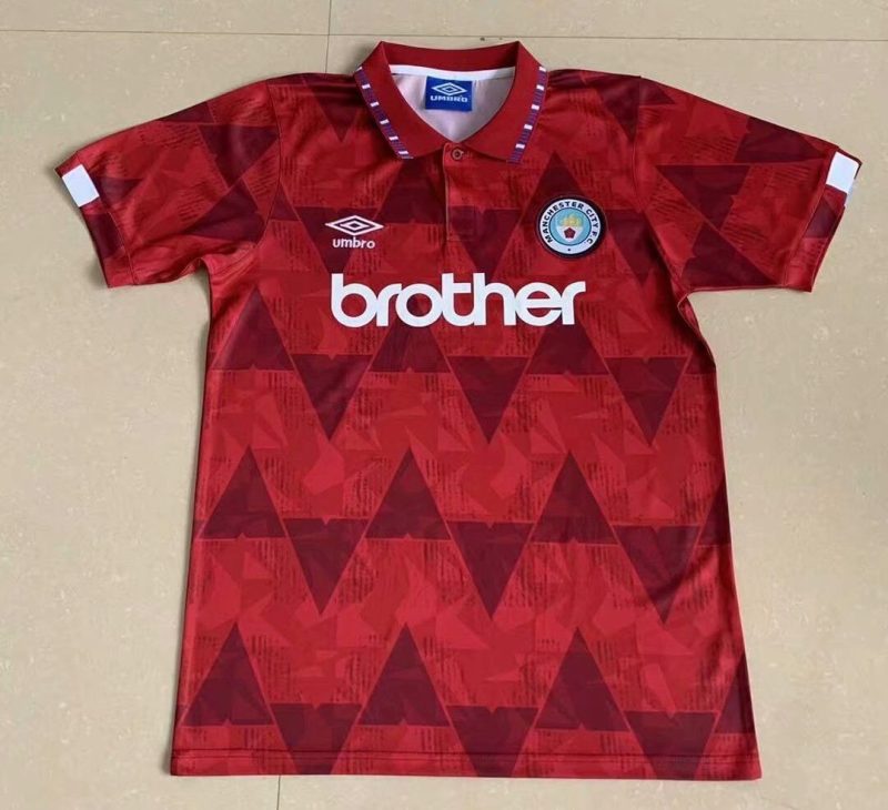 1ef8709c22c8ba8dcd3f9bdc0c563ff9 1991/1992 Manchester City Away Football Shirt 1:1 Thai Quality