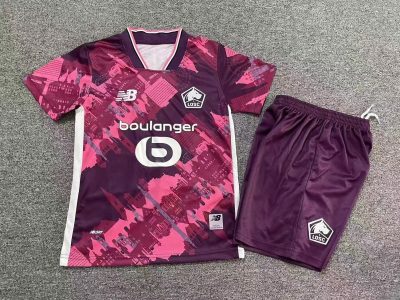 2025/2026 Lille Fourth  Football Shirt Kids Size 1:1 Thai Quality