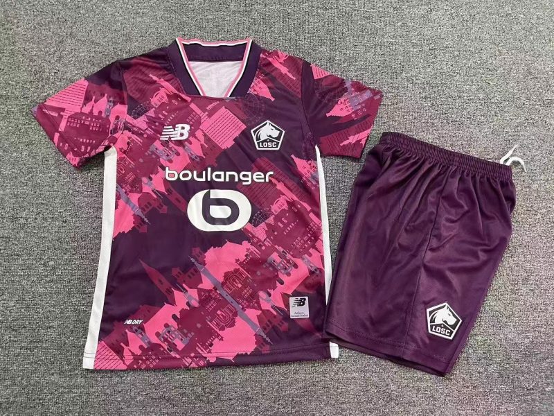 2025/2026 Lille Fourth  Football Shirt Kids Size 1:1 Thai Quality