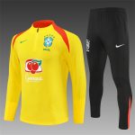 2025 Brazil Half-Pull Football Shirt 1:1 Thai Quality Set