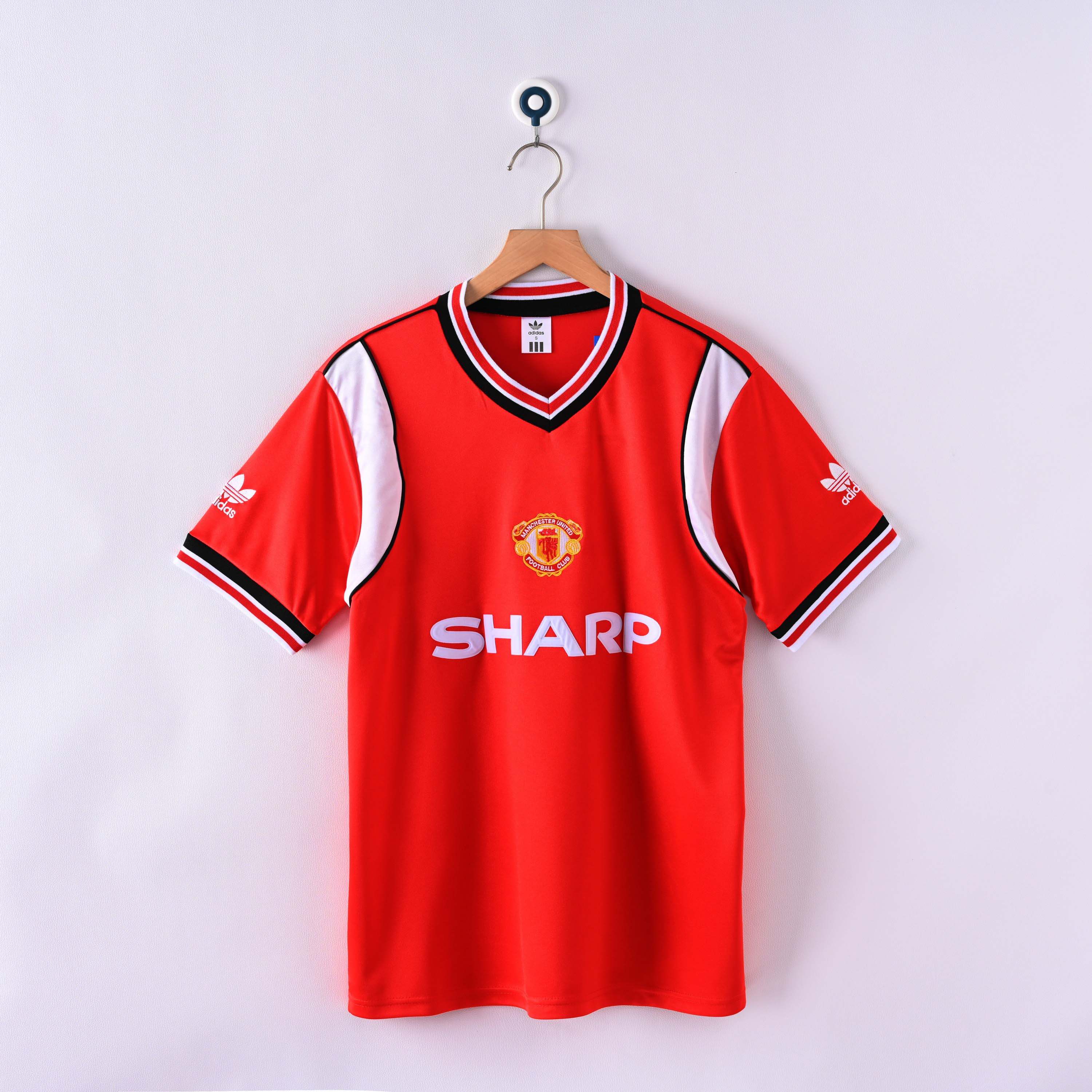 1985 Retro Manchester United Home Football Shirt 1:1 Thai Quality