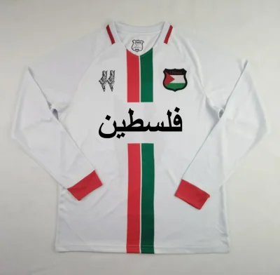 2024/2025 Long Sleeve Palestine Football Shirt 1:1 Thai Quality