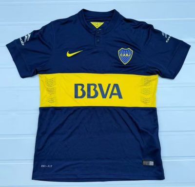 2014/2015 Retro Boca Juniors Home Football Shirt 1:1 Thai Quality