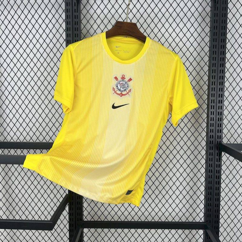 27ab2d5a7d3fbfdd28b6b2e29316dd42 2025/2026 Corinthians Goalkeeper Football Shirt 1:1 Thai Quality