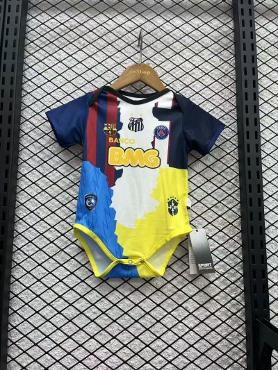 2025/2026 Barcelona NEYMAR JR#11 Football Shirt Baby Size 1:1 Thai Quality