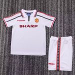 1998/99 Manchester United Commemorative Edition Football Shirt Kids Size 1:1 Thai Quality