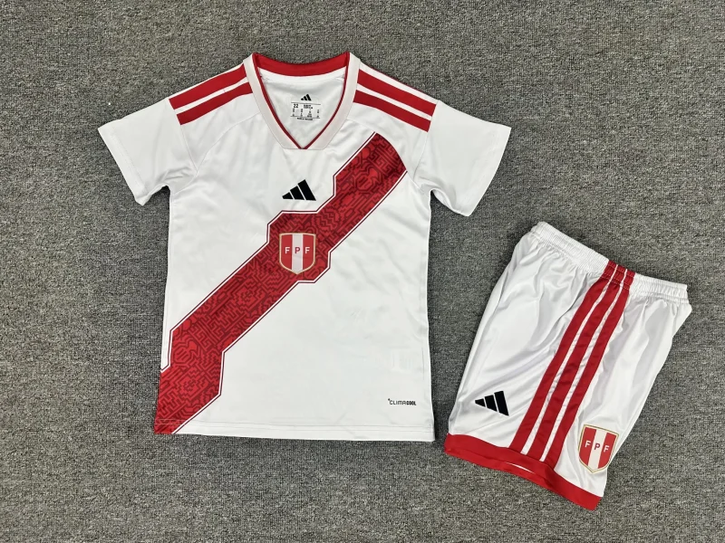 307b934a2fe45b63c830e3268c7b14f6 2026 Peru Home Football Shirt Kids Size 1:1 Thai Quality
