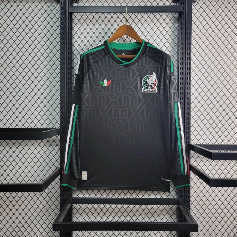 32113553305893dace9c9a7ff0a72670 2026 Long Sleeve Mexico Away Football Shirt 1:1 Thai Quality