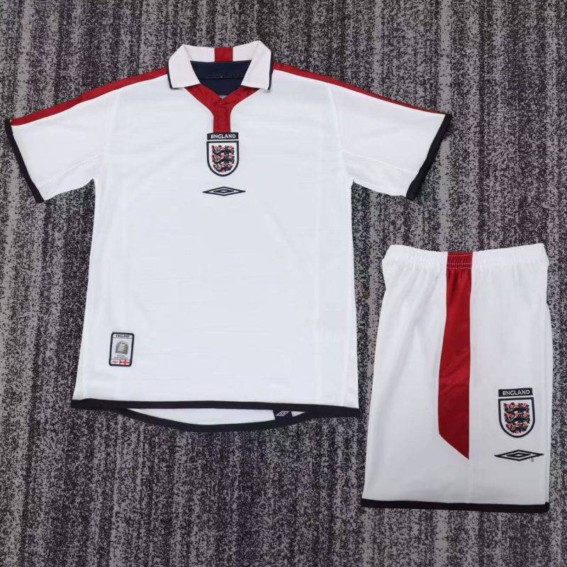 32171a42b2a693b8b94cd1f149248ec4 2004 England Home Football Shirt Kids Size 1:1 Thai Quality
