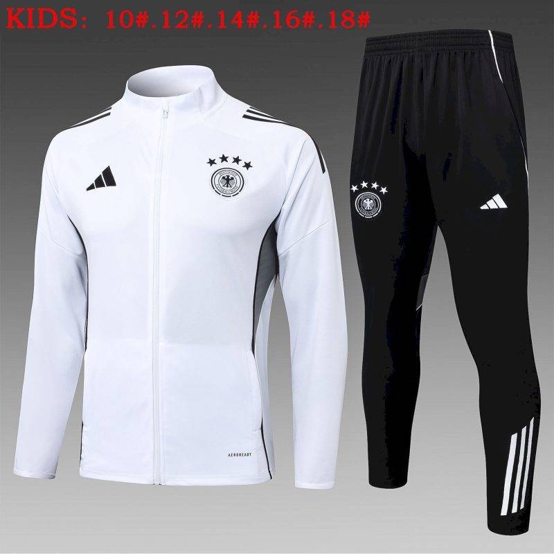 32754bb2e7c949e5f3cd0dc2326a94a5 2025/2026 Germany Long Zipped Jacket Football Shirt 1:1 Thai Quality Set