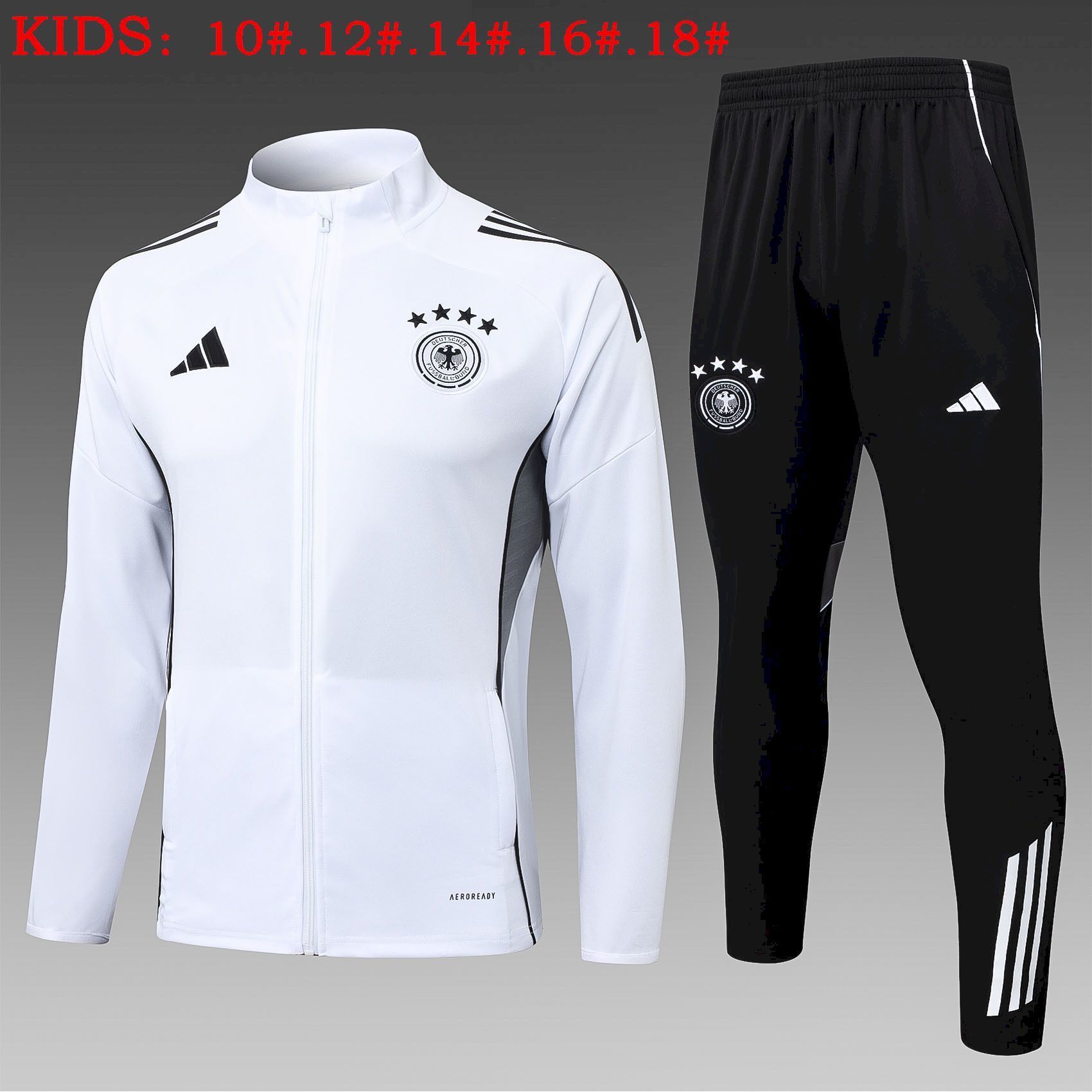 2025/2026 Germany Long Zipped Jacket Football Shirt 1:1 Thai Quality Set