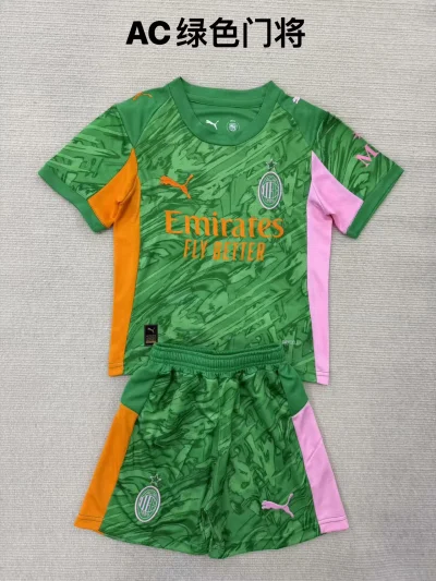 2025/2026 AC Milan Goalkeeper Football Shirt Kids Size 1:1 Thai Quality