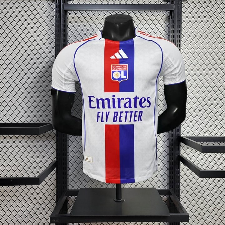33ab3aee02507037e8b5417d2971e6b3 2025/2026 Player Version Lyon Home Football Shirt 1:1 Thai Quality