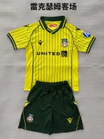 2025/2026 Wrexham Away Football Shirt Kids Size 1:1 Thai Quality