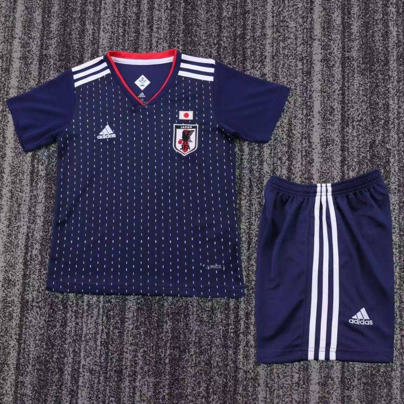 355d70971b78fae50eeefd73b203d4c4 2018 Japan Home Football Shirt Kids Size 1:1 Thai Quality