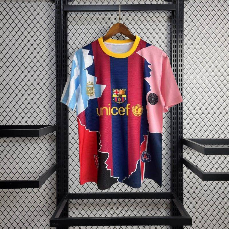 358fe398d1cc1ffd9af4ec778c4d812d 2025/2026 10# Messi Barcelona/Argentina/BL/Inter Miami Football Shirt 1:1 Thai Quality