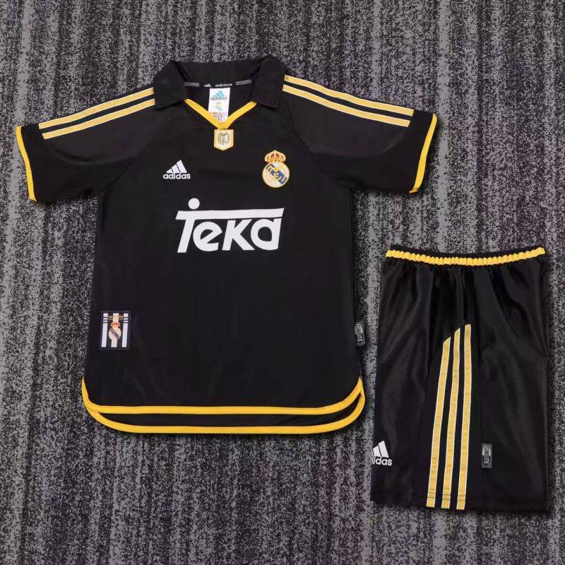 3796df9f4e686b801aa163ef824e3e64 1999/01 Real Madrid Away Home Football Shirt Kids Size 1:1 Thai Quality