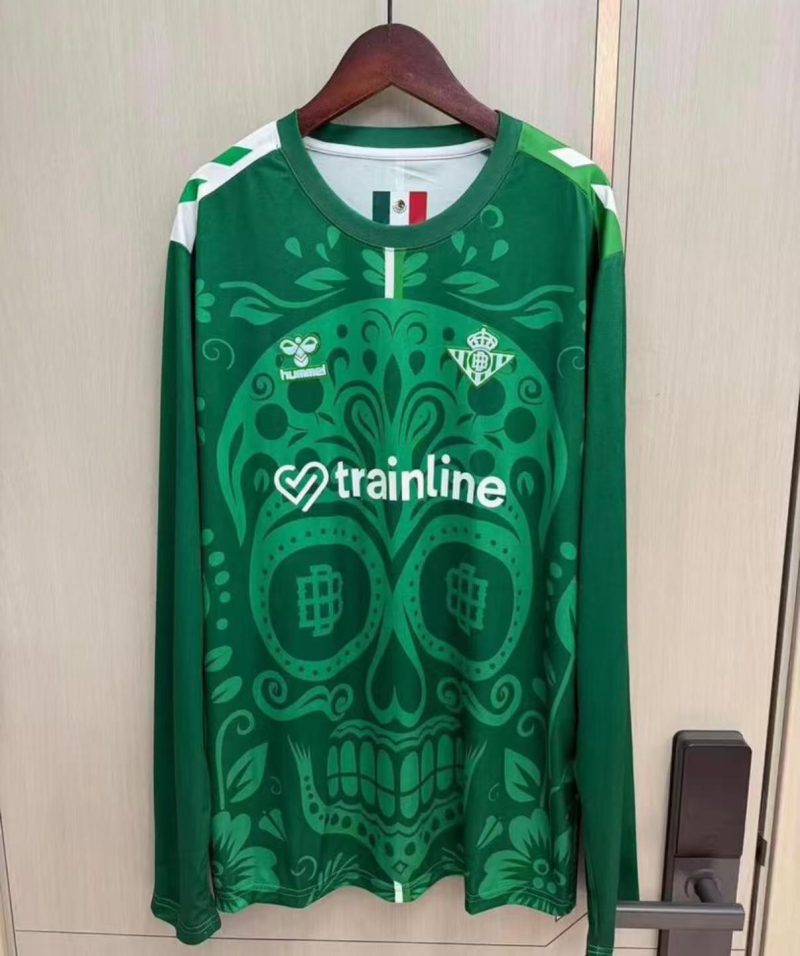 386780f6cbef96ef15cae7d7353d3c72 2025/2026 Long Sleeve Real Betis Day of the Dea Football Shirt 1:1 Thai Quality