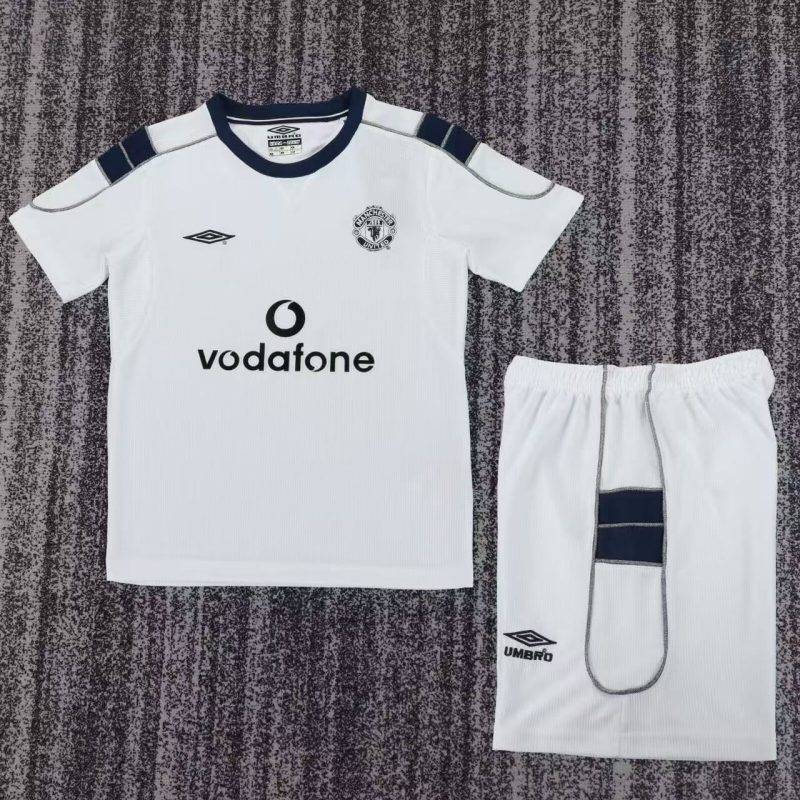 38752a7fb0292f62c02bcc3a6b7931be 2000/01 Manchester United Away Football Shirt Kids Size 1:1 Thai Quality