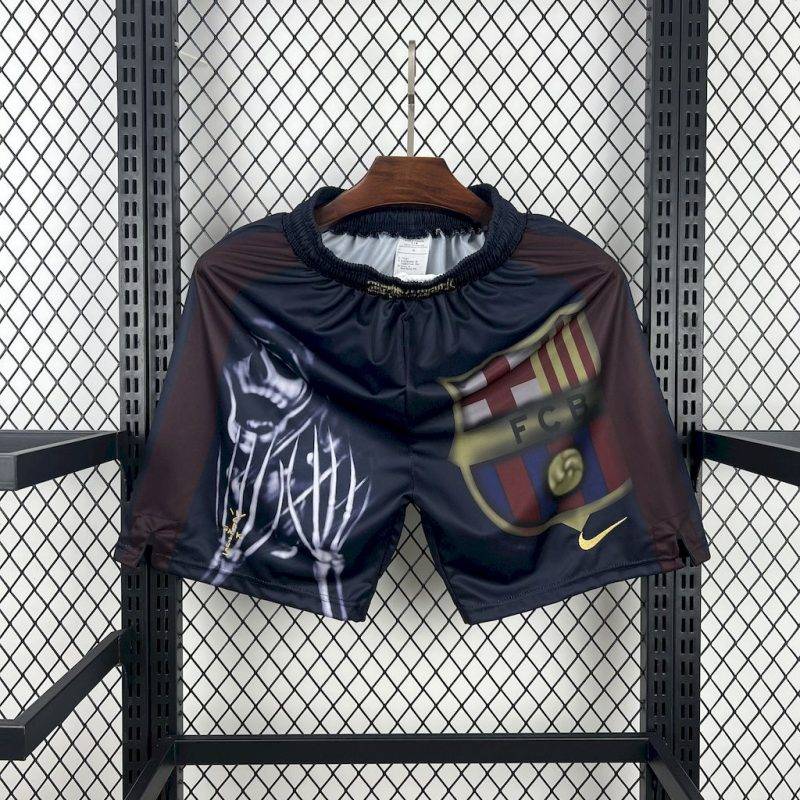 38bc505c438c88f9de382068220f9afe 2000/2001 Retro Barcelona Home Shorts 1:1 Thai Quality